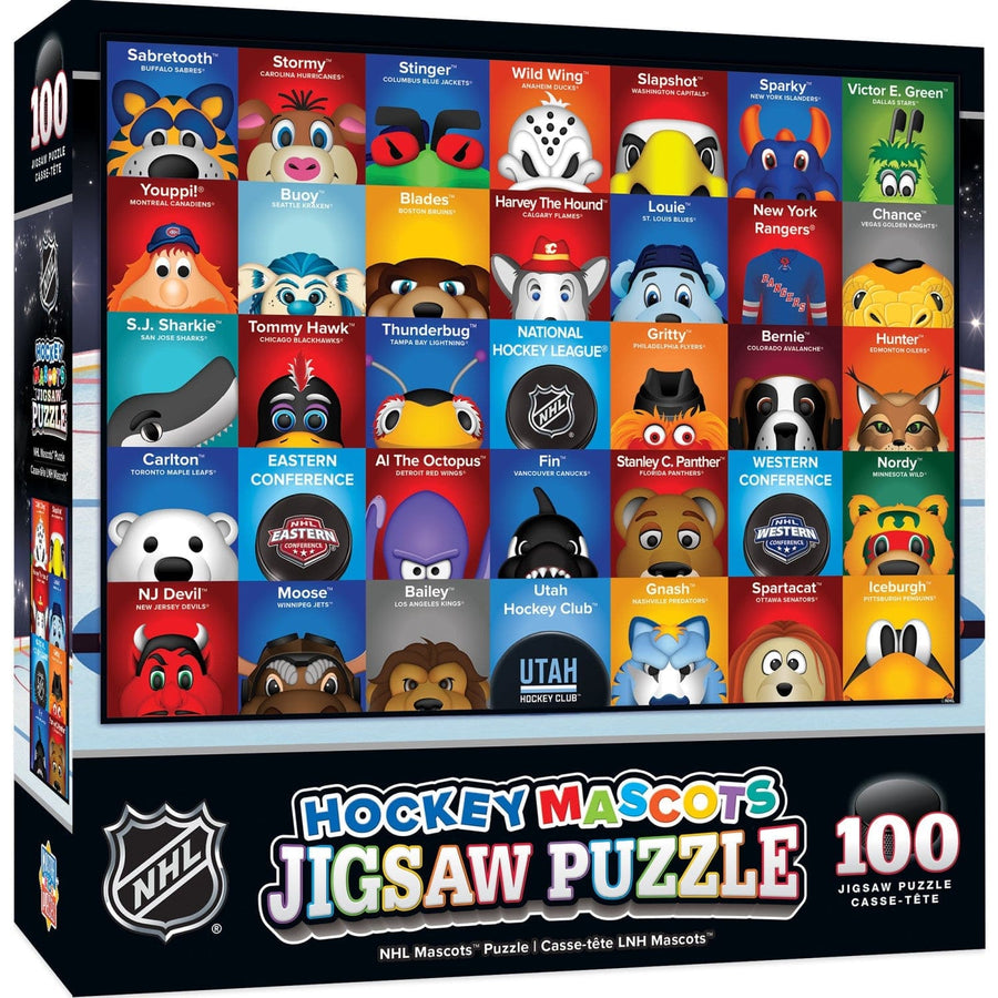 NHL Mascots 100 Piece Jigsaw Puzzle
