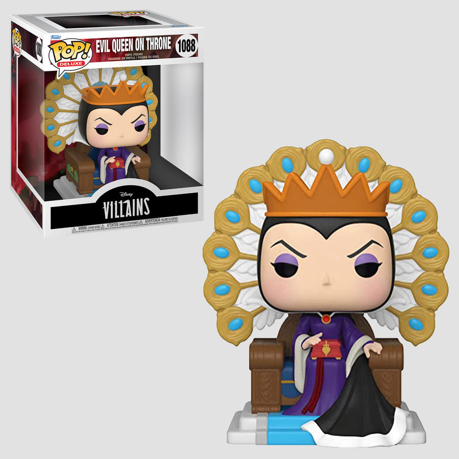 Disney Villains Evil Queen on Throne Deluxe Funko Pop!