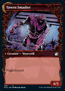 Tavern Ruffian // Tavern Smasher (MID-296) - Innistrad: Midnight Hunt: (Showcase, Double Faced Transform)