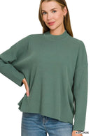 Zenana Viscose Sweater Top & Pants Set