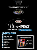 Ultra PRO: Platinum Hologram 4-Pocket Pages - 3-Holes (3.5" x 5" / 100-Pack)