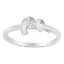 10K White Gold Diamond Promise Ring (1/10 Cttw, H-I Color, SI2-I1 Clarity) - Size 6