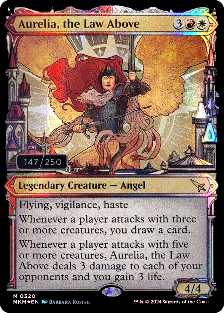 Aurelia, the Law Above (MKM-317) - Murders at Karlov Manor: (Showcase) Foil