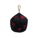 Ultra PRO: Dice Bag - Plush D20 (Dungeons & Dragons / Black & Red)