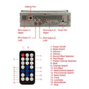 Single Din In-Dash Digital Music Player and Car Radio Receiver