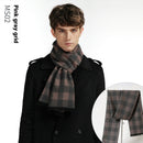 Simple Plaid Artificial Cashmere Warm Scarf