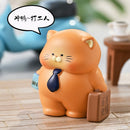 Office Cats Blind Box Figurine - Cute Cat Desk Toy Collection | 1 Random Box