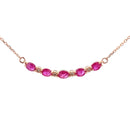 .73ct Ruby Diamond Fashion Pendants 10KT Rose Gold
