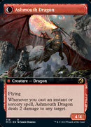 Smoldering Egg // Ashmouth Dragon (MID-358) - Innistrad: Midnight Hunt: (Extended Art, Double Faced Transform)