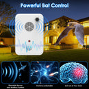 4Pack Plug In Ultrasonic Bat Repellent Indoor Bird Mouse Deterrent Device with 6 Adjustable Levels for Attic Garage Kitchen Warehouse