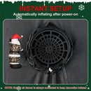 8FT Inflatable Camouflage Santa with LED Lights & Fan