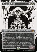 Elesh Norn // The Argent Etchings (MOM-292) - March of the Machine: (Showcase) (Borderless) Foil