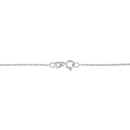 10KT Two Tone Gold 1/6 cttw Diamond Floating Heart Pendant Necklace (K-L, I1-I2)