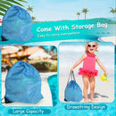24Pcs Diving Toys Swimming Pool Toys Swim Toys for Kids Aged 3+ Years Old Swim Thru Rings Torpedoes Gems Volleyball Storage Bag