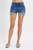 RISEN Low Rise Cuffed Shorts