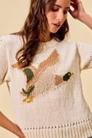 SO ME Flying Duck Sweater Top