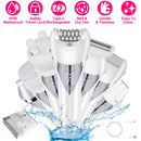 7 In 1 Electric Razor for Women Lady Hair Removal Epilators for Leg Face Arm Bikini Armpit Public Hairs IPX6 Wet and Dry Use Cordless Rechargeable Who