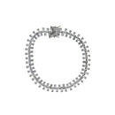 Cubic Zirconium Tennis Bracelet Sterling Silver