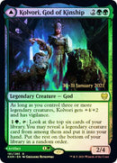 Kolvori, God of Kinship // The Ringhart Crest (PRE-181S) - Kaldheim Promos Foil