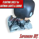 Floating Shelf for Funko Batman Lights & Sound | Comes with mounting screw | Funko Pop Floating Stand