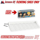 Floating Shelf for Funko Pop 4-PACK | Pop Shelf for Specific 4 Packs fits 15W x 3.5D