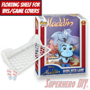 Floating Shelf for Funko Pop! VHS Covers or Game Covers | Box Wall Mount Display Shelf | Includes mounting screws