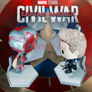 Floating Shelves for Captain America: Civil War Build a Scene set | Hex design fits Captain America: Civil War Funko Pop bases | Comes with Command strips!