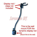 Flying-style Wall Mount for Hot Toys | Wall Mount for 1/6 Scale Sixth Scale Figure Display Rod