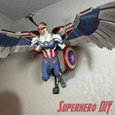 Flying-style Wall Mount for Hot Toys | Wall Mount for 1/6 Scale Sixth Scale Figure Display Rod