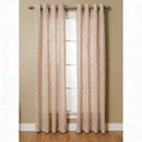 Miller Curtains Home Kailey Botanical Grommet Single Curtain Panel,95 Panel/Gold