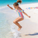 Tommy Hilfiger Big Girls Diamonique Tankini Top only - White Size M/8/10