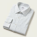 Bar III Mens Dot Print Button Down Dress Shirt, White, Size Large