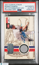 2001 Fleer Platinum National Patch Roger Clemens Signed Card Auto 10 PSA Yankees