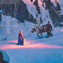 Frozen Disney Thomas Kinkade Framed Art Print