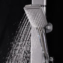 44 Inch Aluminium Alloy Panel Rainfall Shower Column with Hand Shower