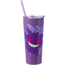 Pokemon Gengar 22 oz. Stainless Steel Travel Mug with Straw