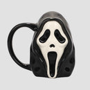 Ghost Face Scream Sculpted Ceramic Mug