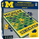 Michigan Wolverines Checkers Board Game