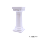 Bush Style - 5" Grecian Pillars Only- Color: White Pack: 36 pcs