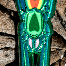 Green Stretch Spider Enamel Pin