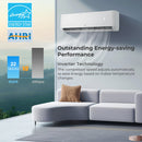 27000 BTU 3 Zone 22 SEER2 Mini Split AC with Heat Pump