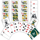 Oakland Athletics Playing Cards - 54 Card Deck