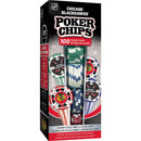 Chicago Blackhawks 100 Piece Poker Chips