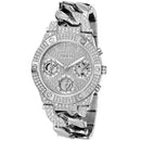 Guess Women's Trend Silver Tone Multi-function