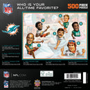 Miami Dolphins - All Time Greats 500 Piece Jigsaw Puzzle