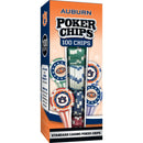 Auburn Tigers 100 Piece Poker Chips