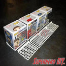 Hexagon Funko Pop Box Floating Shelves | Wall Mount fits Soft Cases or Hard Protectors or Funko Box only | Screws included!