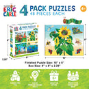 World of Eric Carle 48 Piece Jigsaw Puzzles 4-Pack