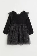 H&M Chenille and Tulle Dress, Size 7–8