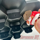 Honeycomb Wall Display for Disney Doorables: Organize and Showcase Your Collection